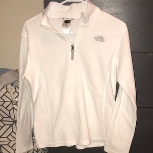 North Face white pullover